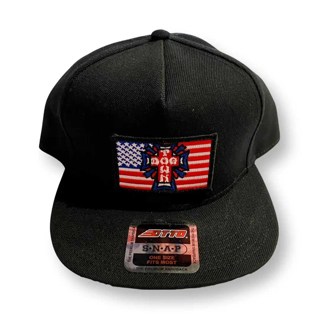 Dogtown Flag Hat (Black) 1