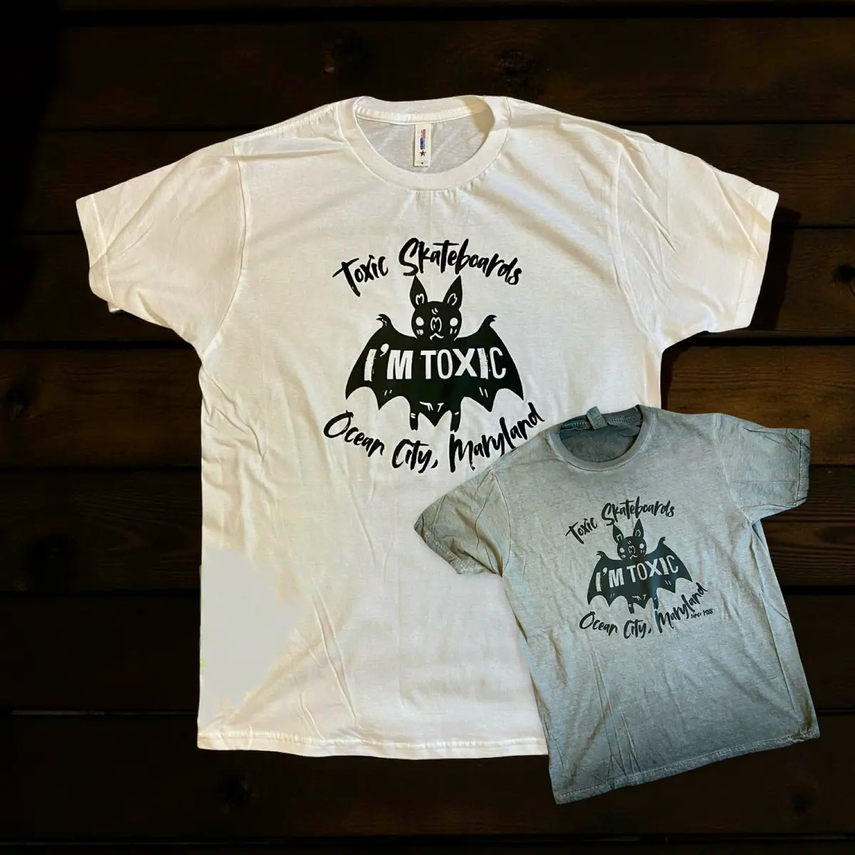 Toxic Skates Bat Shirt Or Hoodie 1