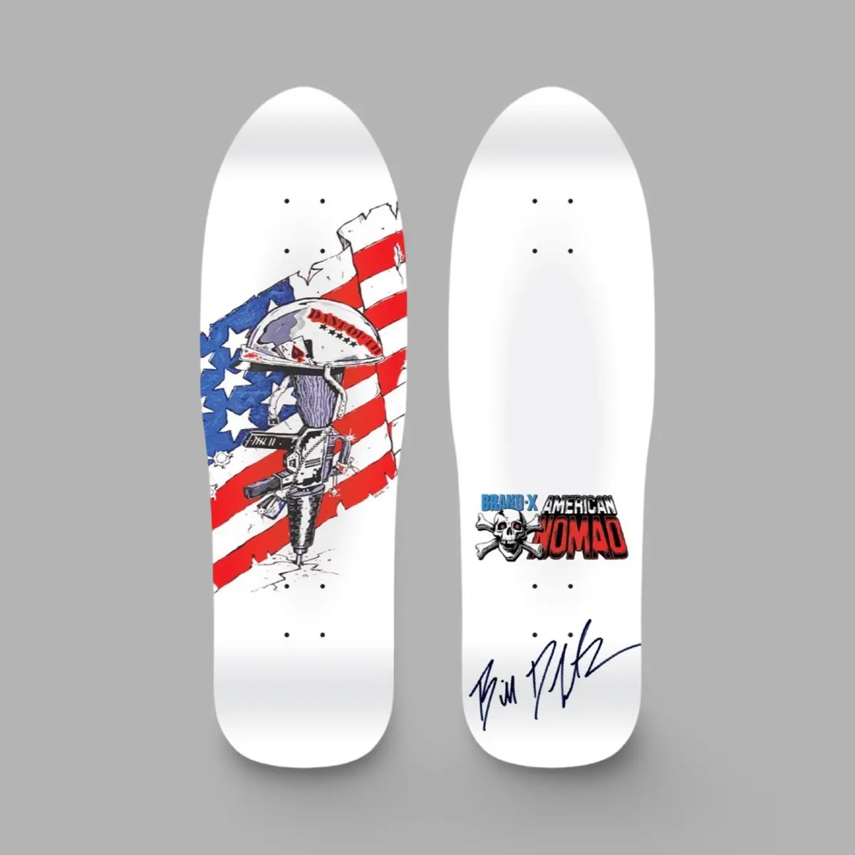 Bill Danforth, Gulf War Memorial, Limited Edition 9.5"X32" Hand-Painted Deck 1