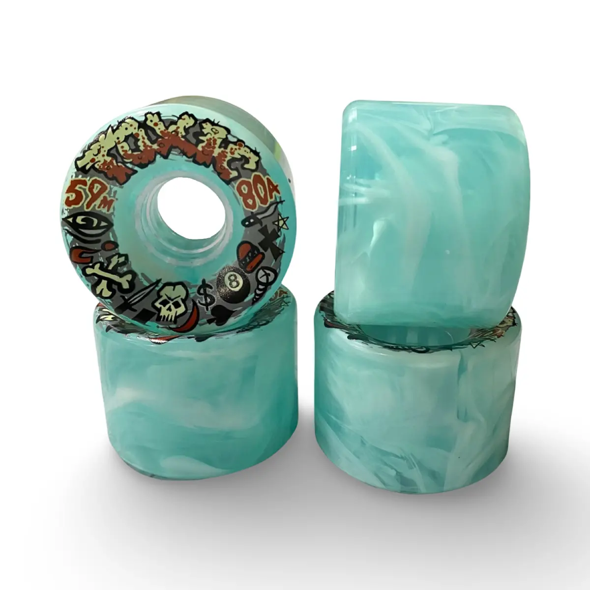 Toxic Team All-Terrain Med Wheels 59Mm/80A 1