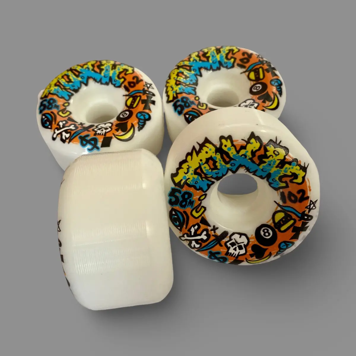 Toxic Team Very Hard Wheels 58Mm/102A 1