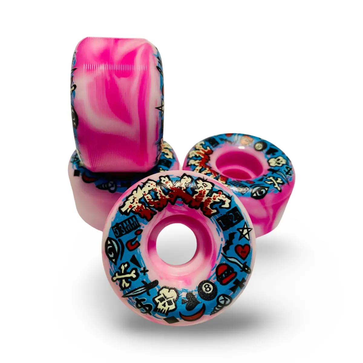 Toxic Team Very Hard Wheels 53Mm/102A 1