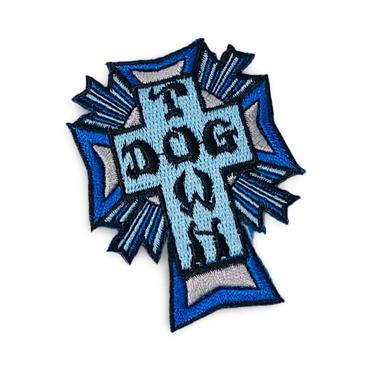 Dogtown Logo Flag Embroidered Patch 3” 1