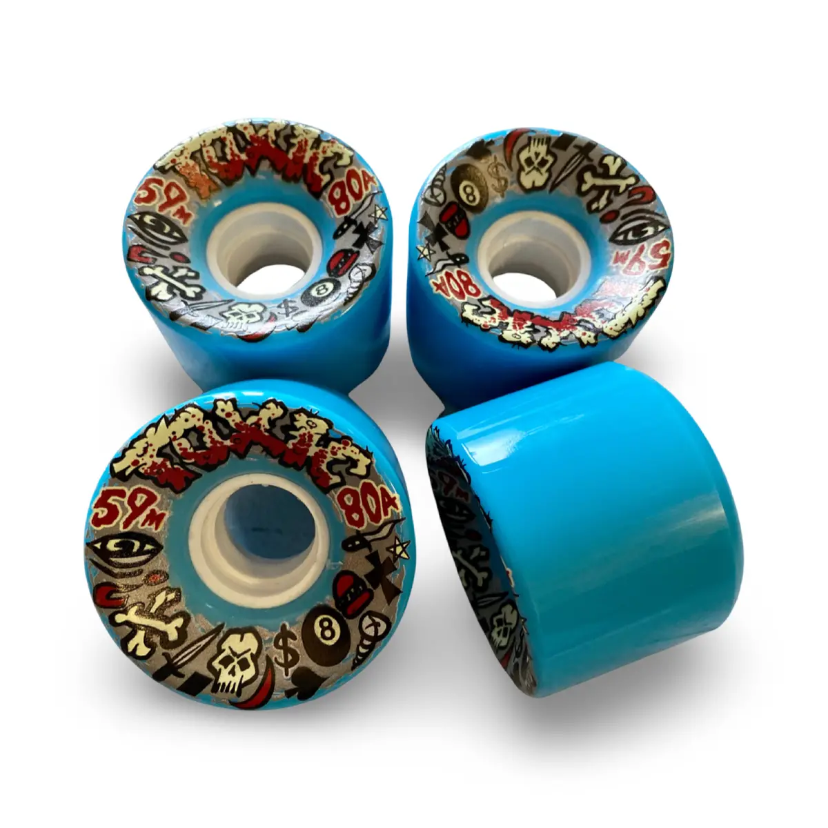Toxic Team All-Terrain Wheels Med 59Mm/80A 1