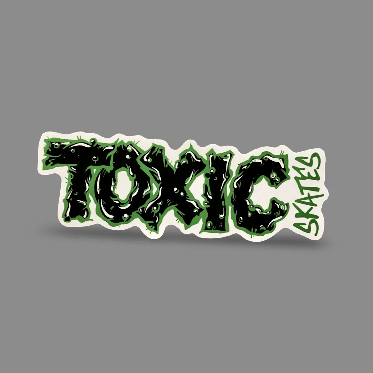 Toxic Skates Big Sticker 6.5” 1