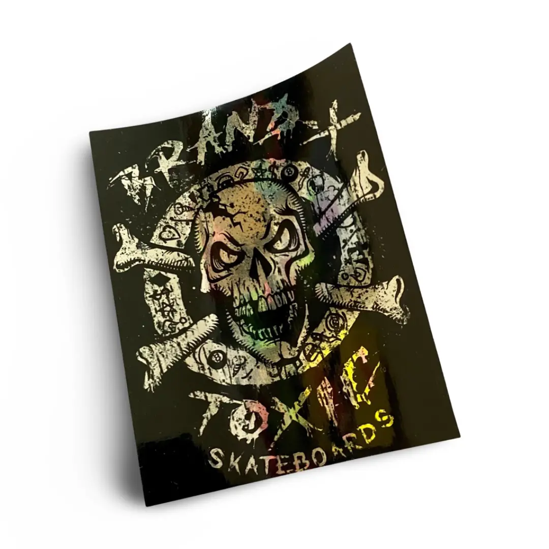 Brand-X-Toxic Molder Metallic Sticker 4” 1