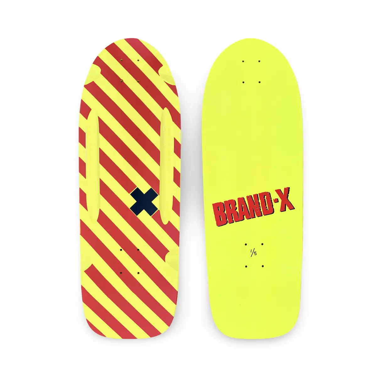 Vertical Hold 10"X30" Routed, Hand-Painted Deck (1 Of 5) 1