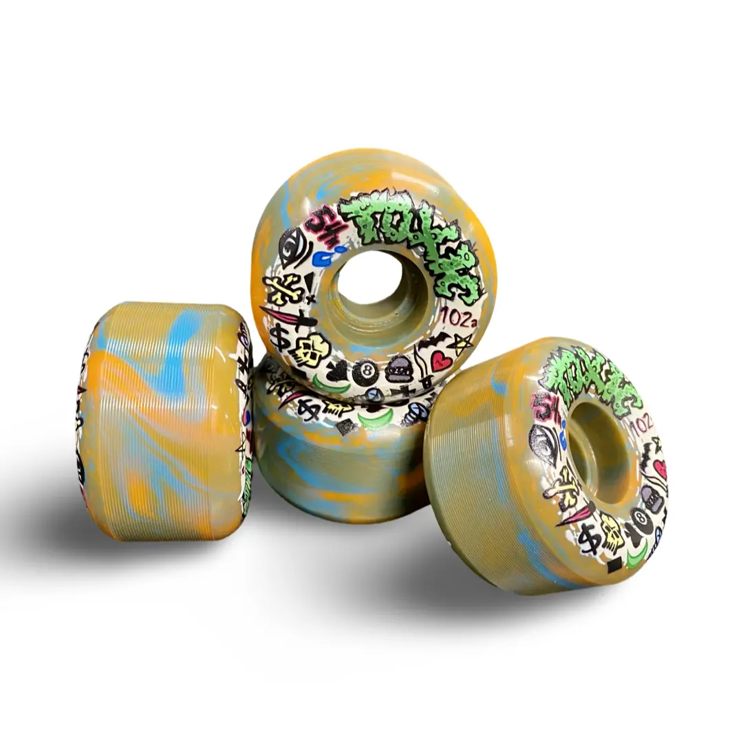 Toxic Team Very Hard Wheels 54Mm/102A 1