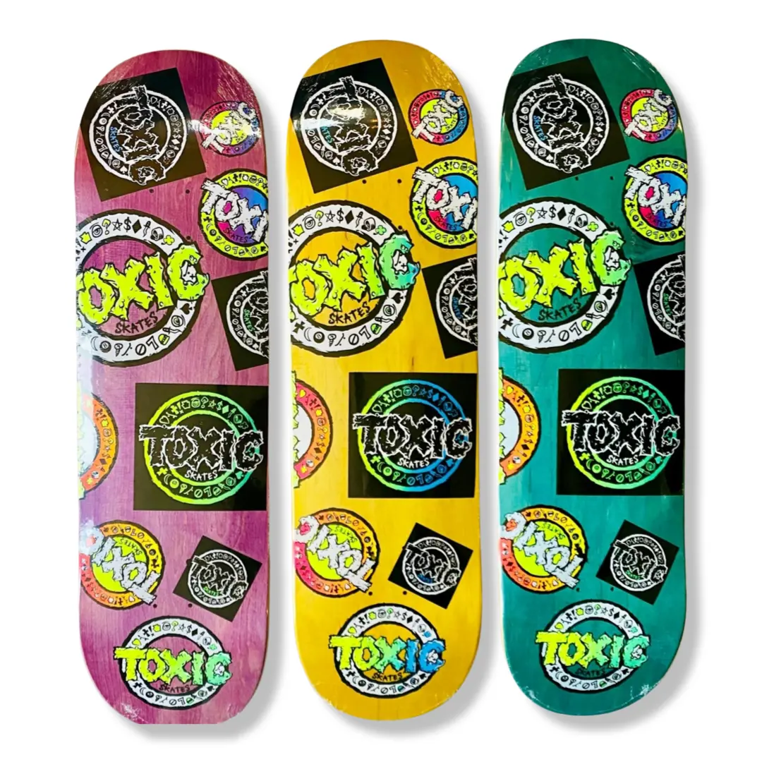 Toxic Team Pop Deck 7.75" - 9.0" 1