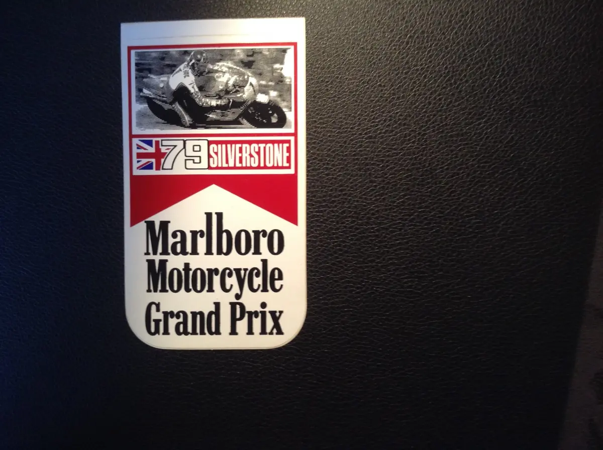 Marlboro Motorcycle Grad Prix Sticker 1979 1
