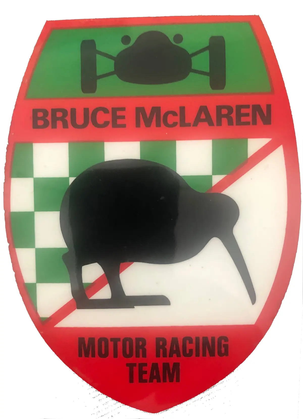Bruce Mclaren Motor Racing Team Nose Sticker 1