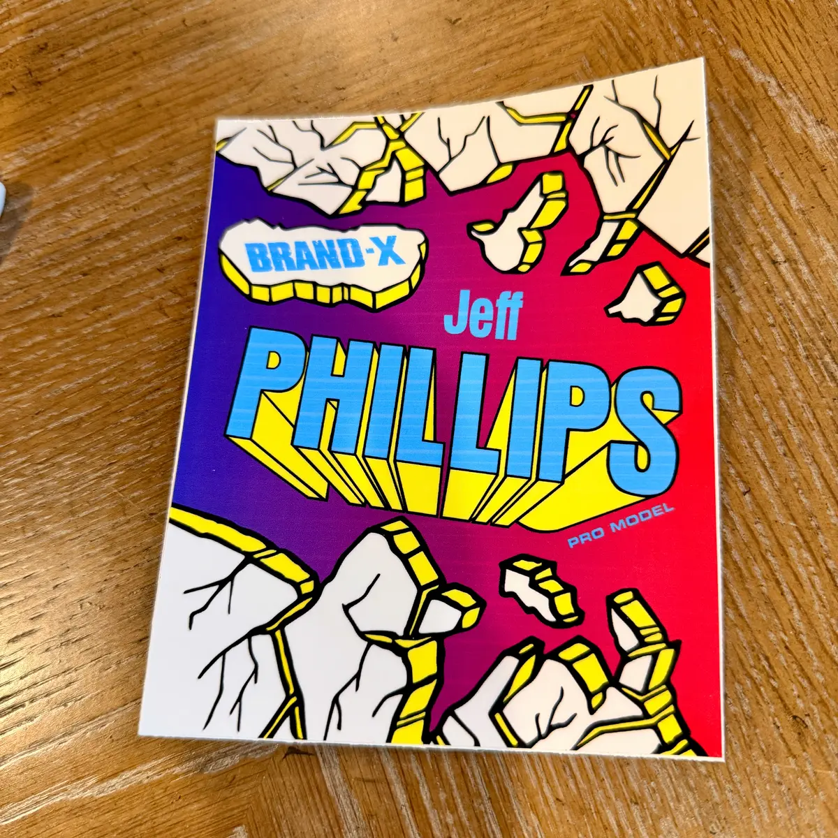 Jeff Phillips Big Breakout Sticker 5.6" 1