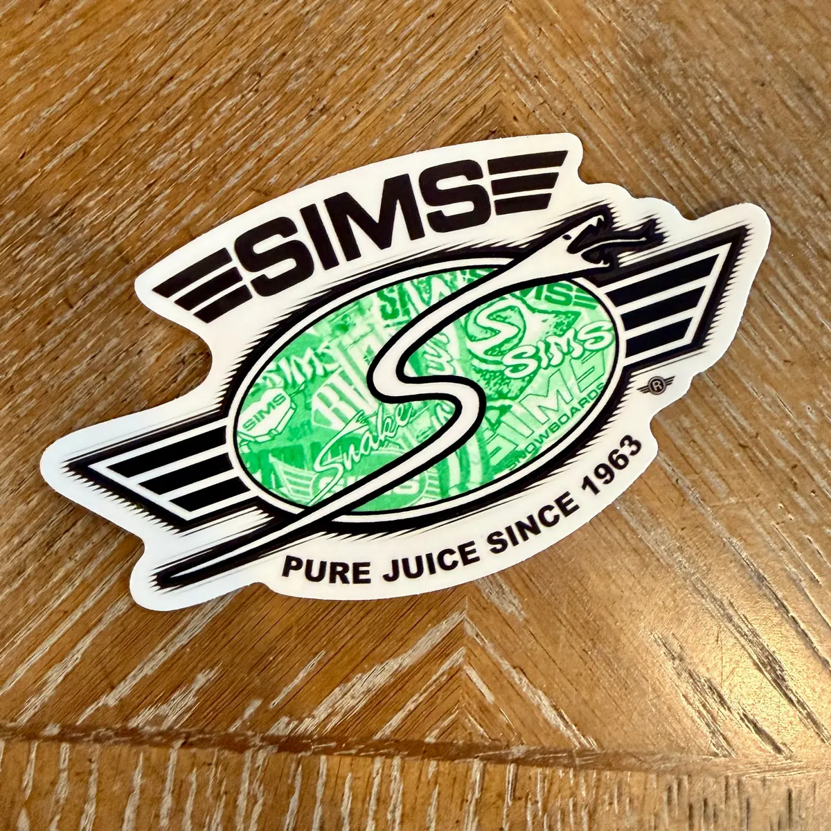 Sims Pure Juice Sticker 5.25” 1