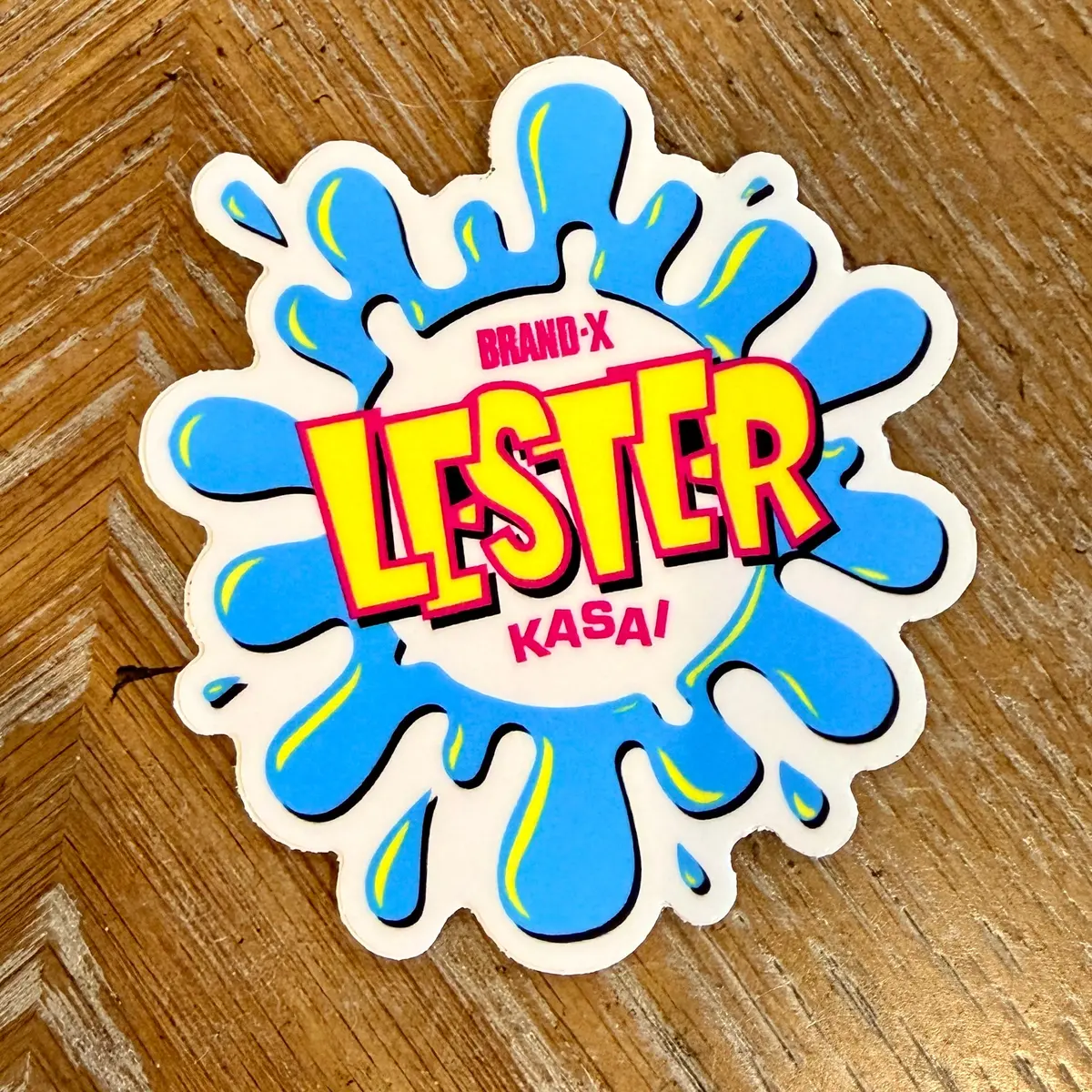 Lester Kasai Sticker 3” 1