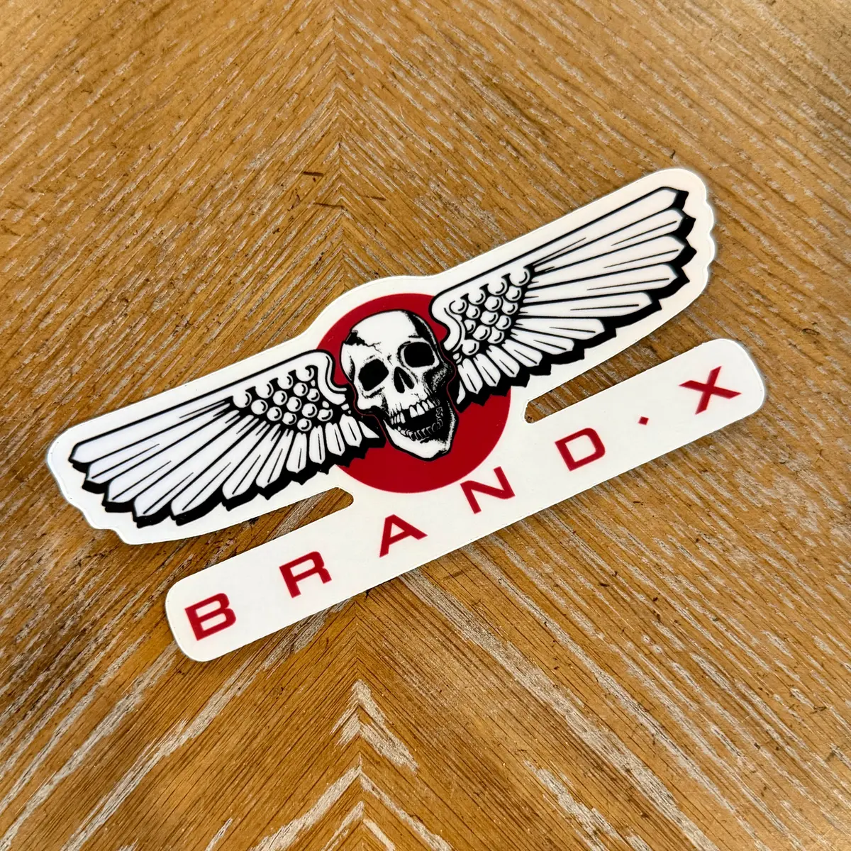 Brand-X Wings Sticker Clear-Back 5.5" 1