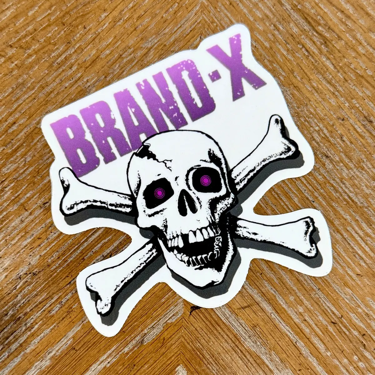 Brand-X Knucklehead Sticker 3” 1