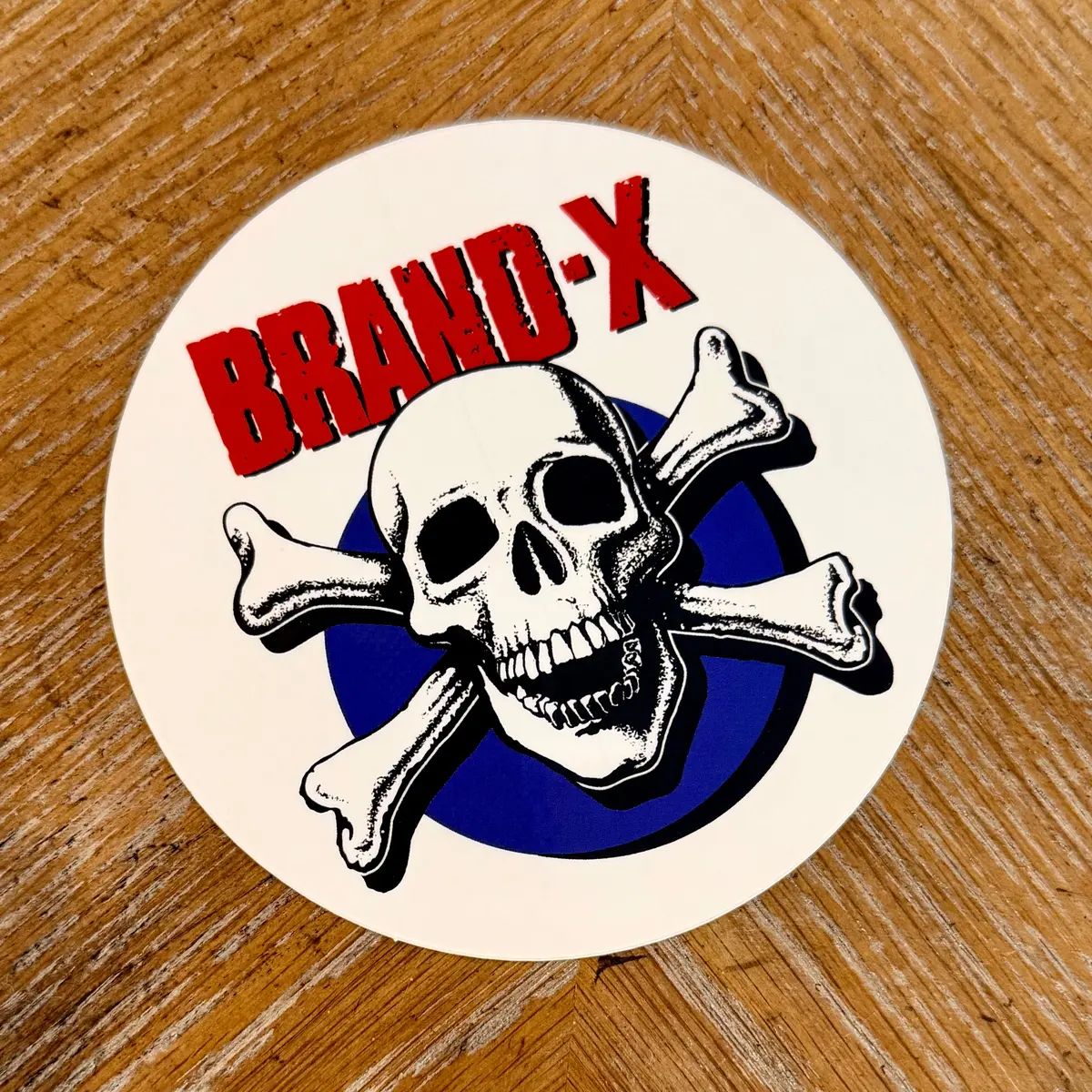 Brand-X Knucklehead Usa Sticker 4” 1