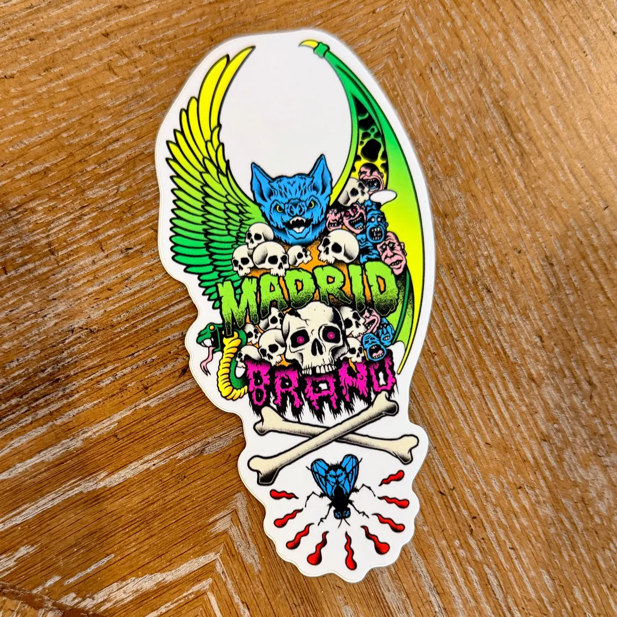 Brand-X-Madrid Collab Big Sticker 5.5" 1