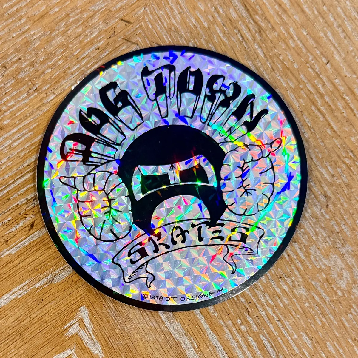 Dogtown Skates Holographic Sticker 4" 1