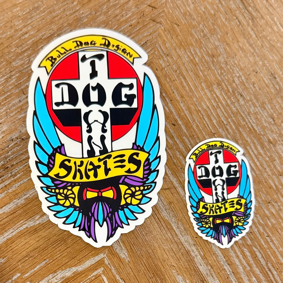 Dogtown Skates Bulldog Stickers 2" Or 4" 1