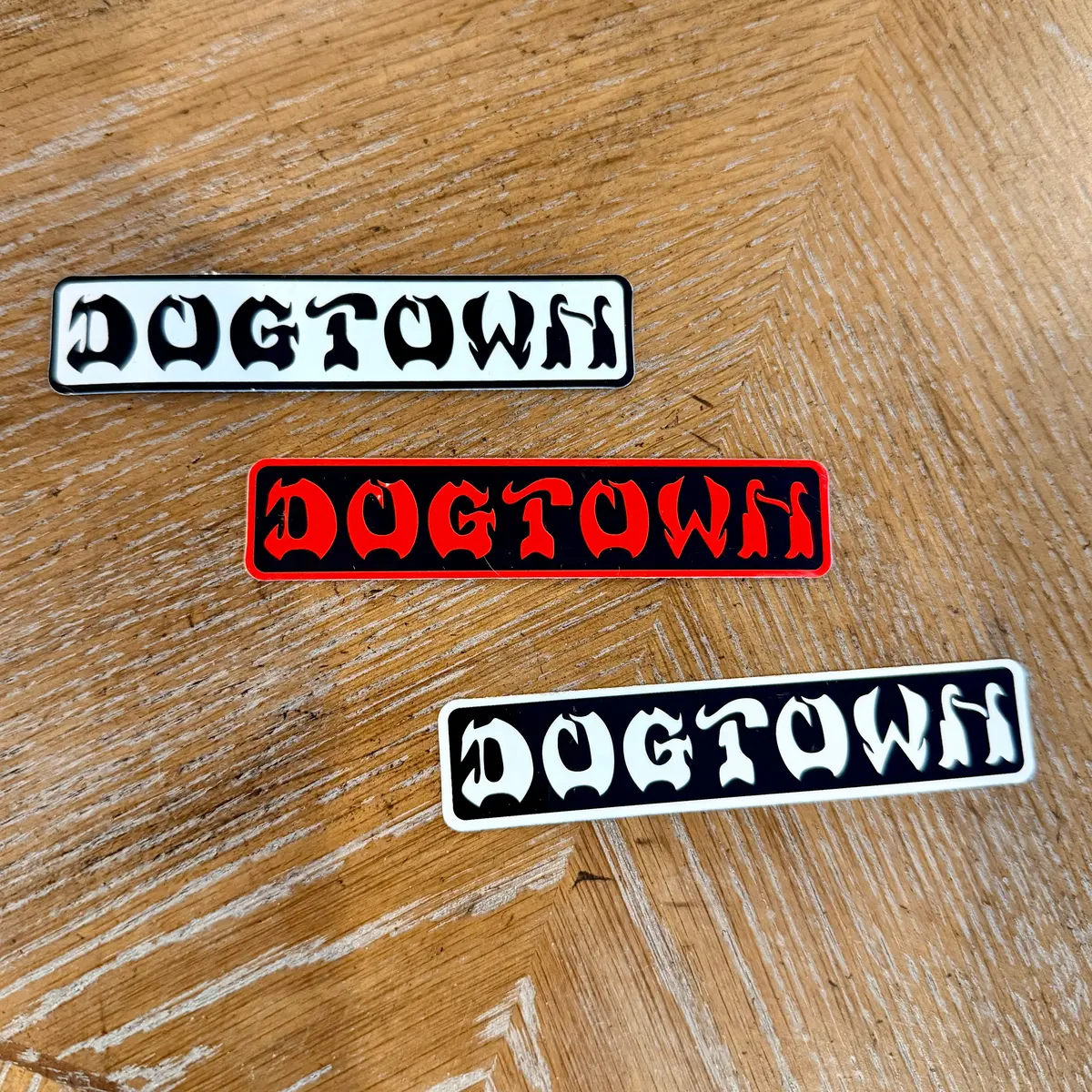 Dogtown Logo Stickers 4" 1