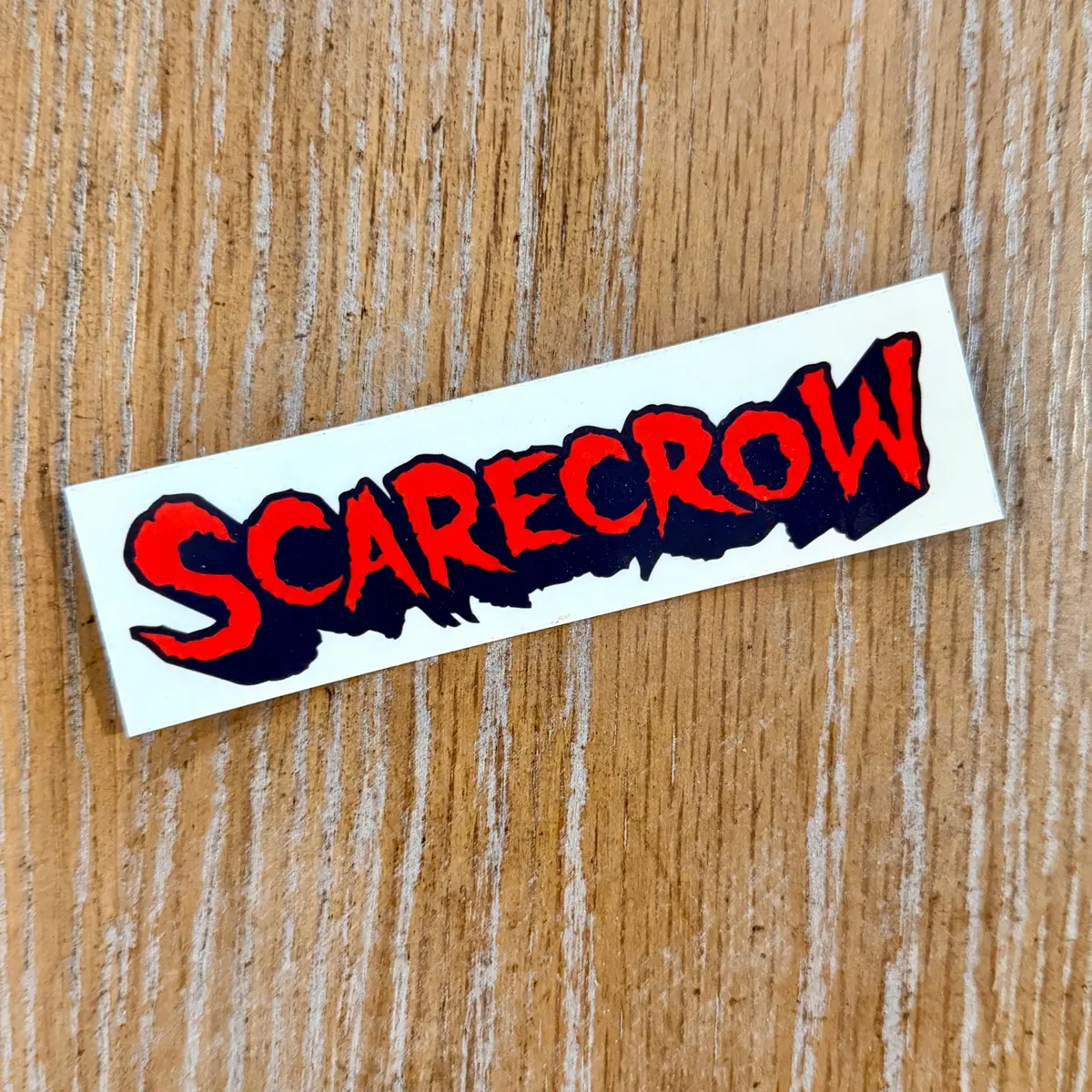 Scarecrow Vintage Nos Sticker 4.25" 1
