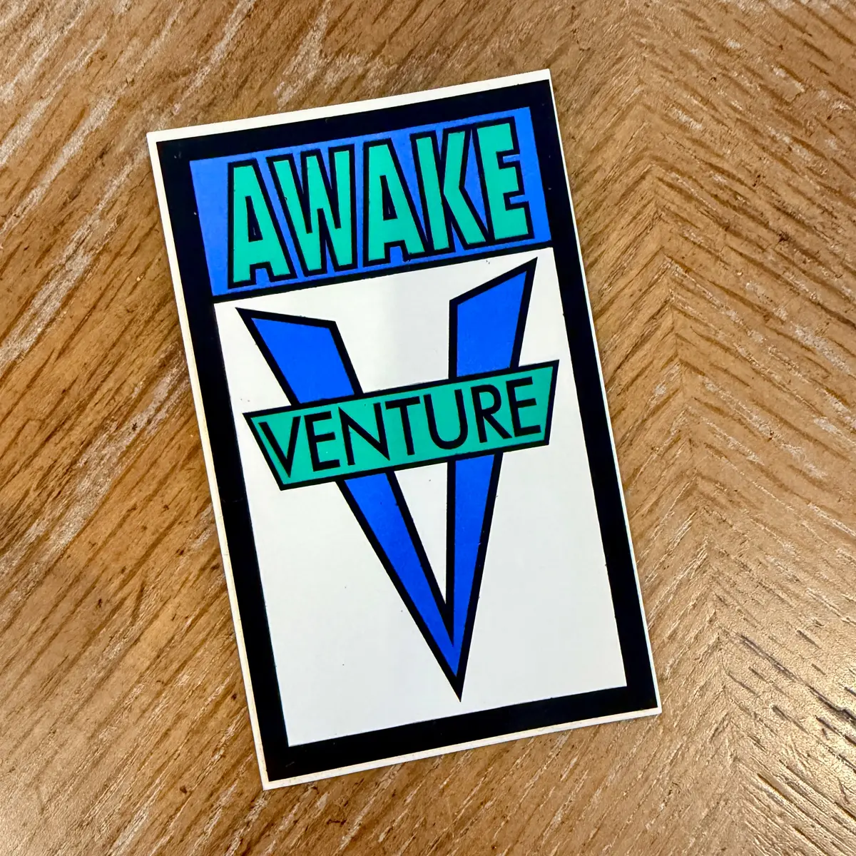 Venture Awake Vintage Nos Sticker 3.25" 1