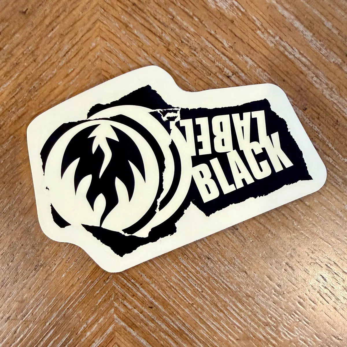 Black Label Vintage Nos Stickers 5" 1