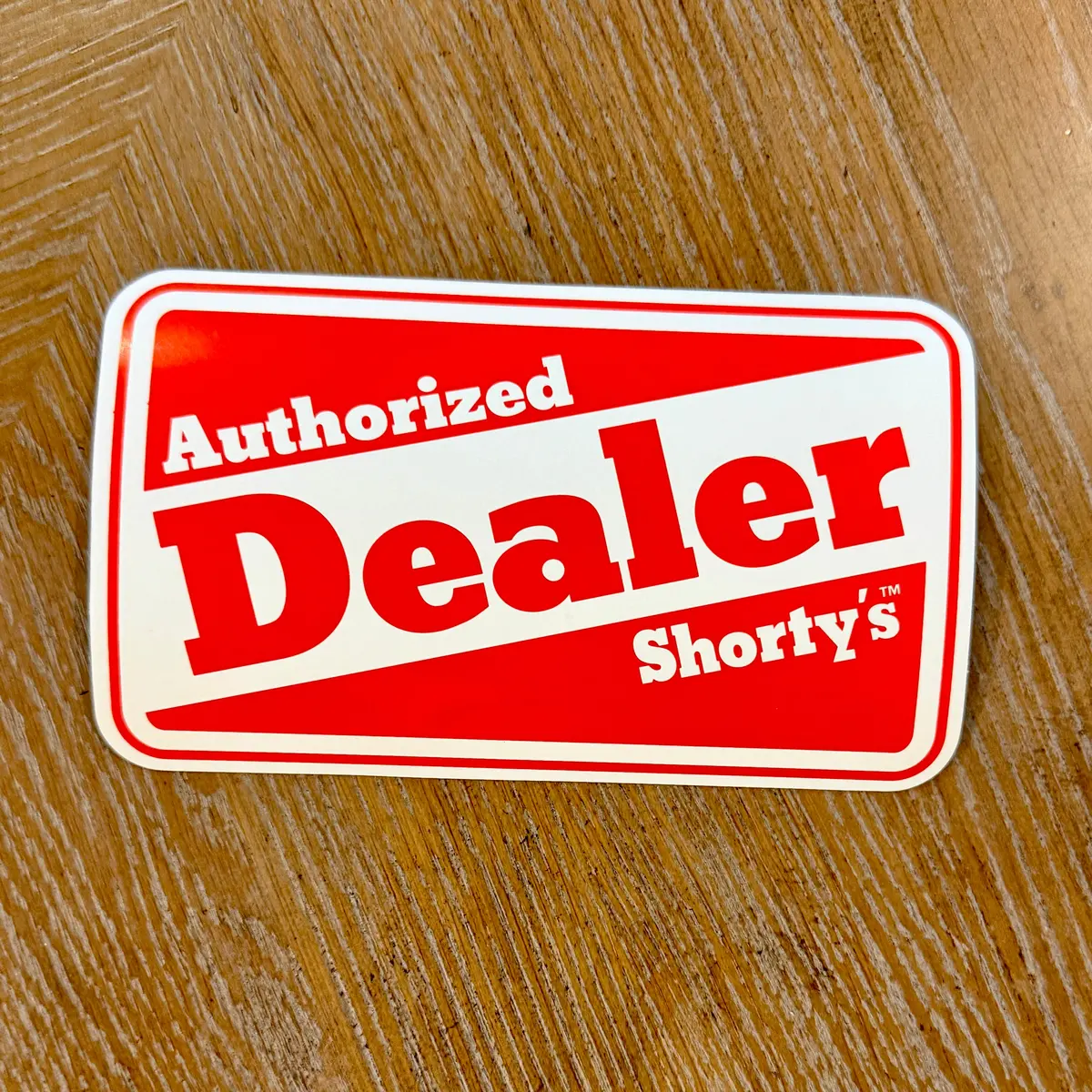 Shorty’S Vintage Nos Dealer Sticker 6.75” 1