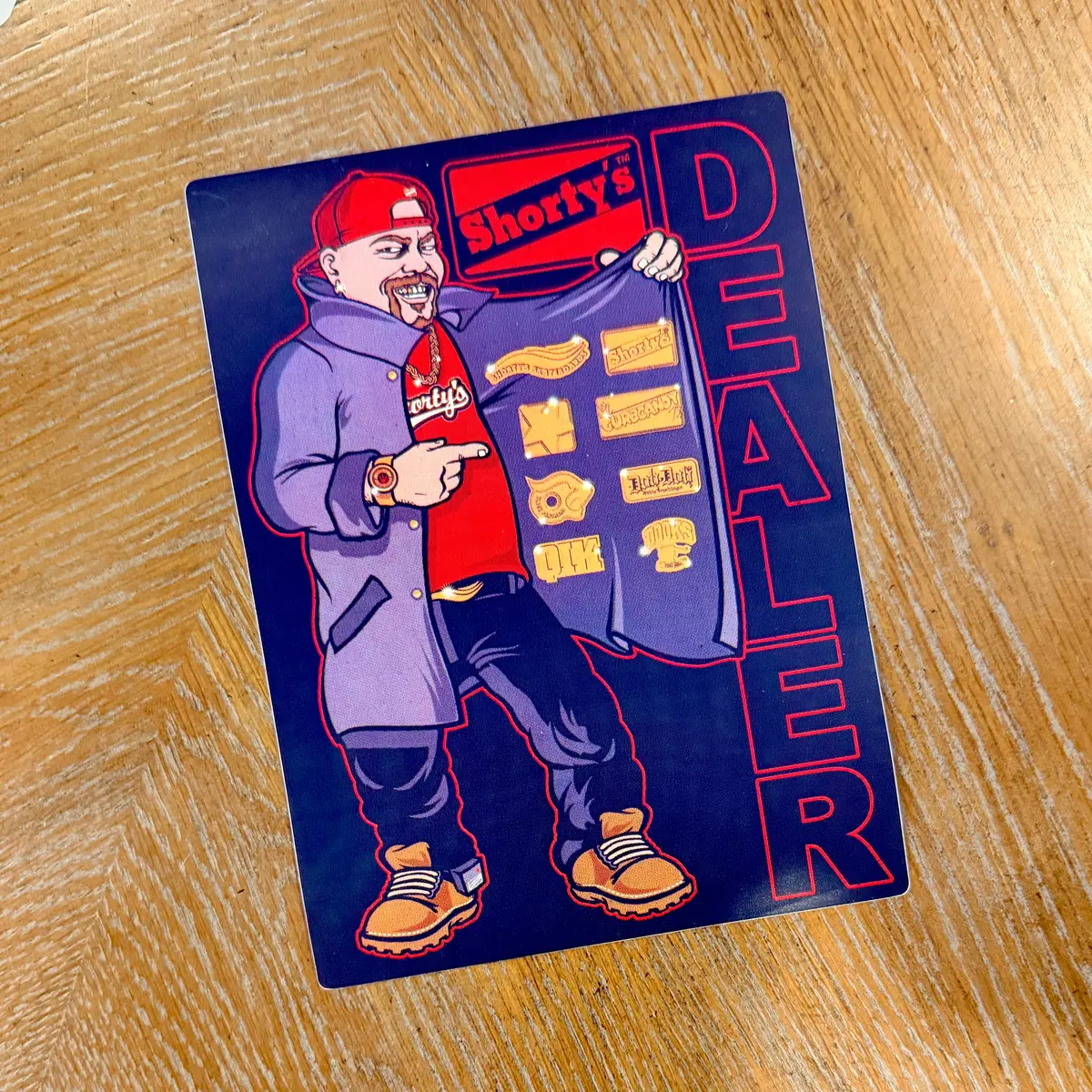 Shorty’S Dealer Vintage Nos Sticker 6” 1