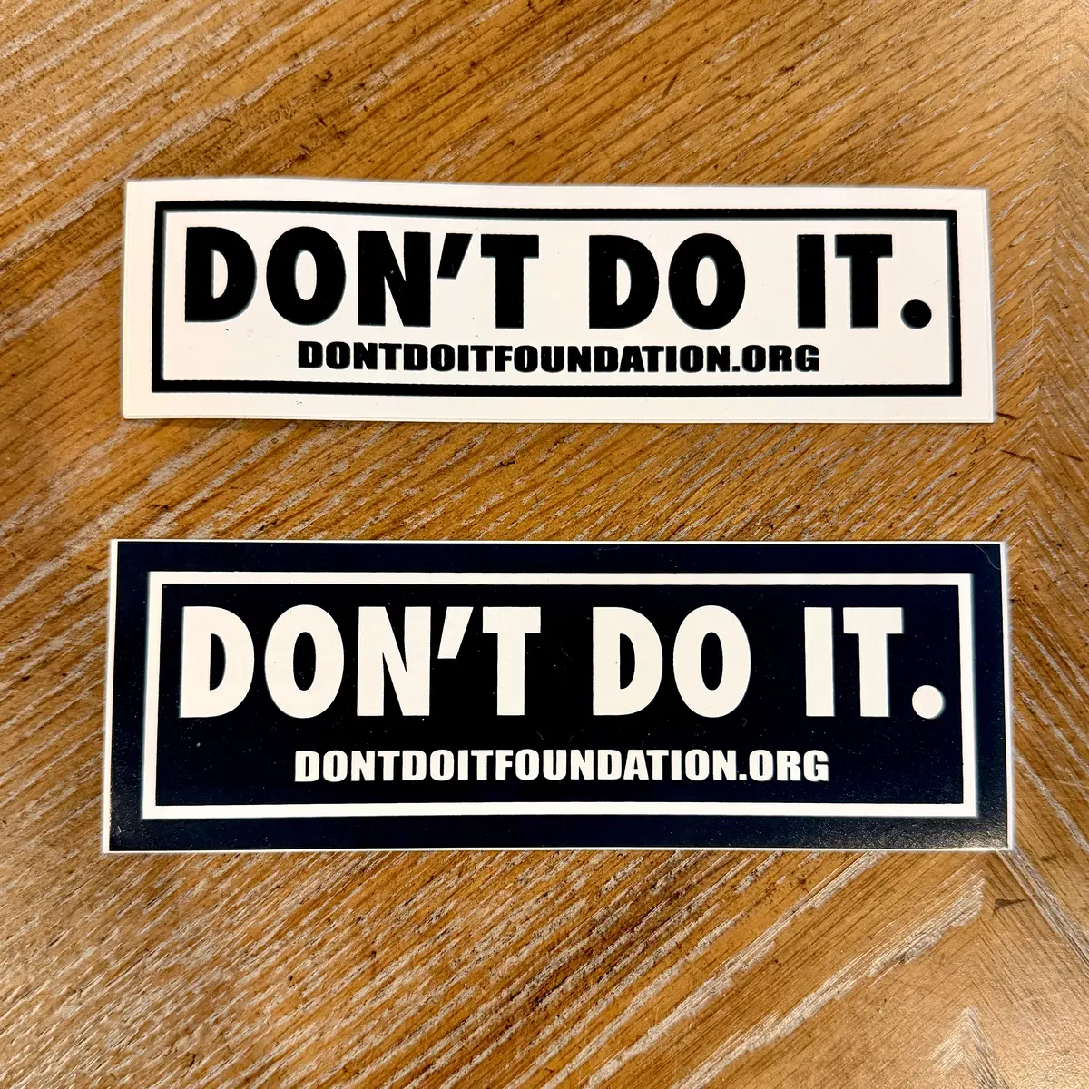 Don't Do It Vintage, Nos Stickers 6" 1