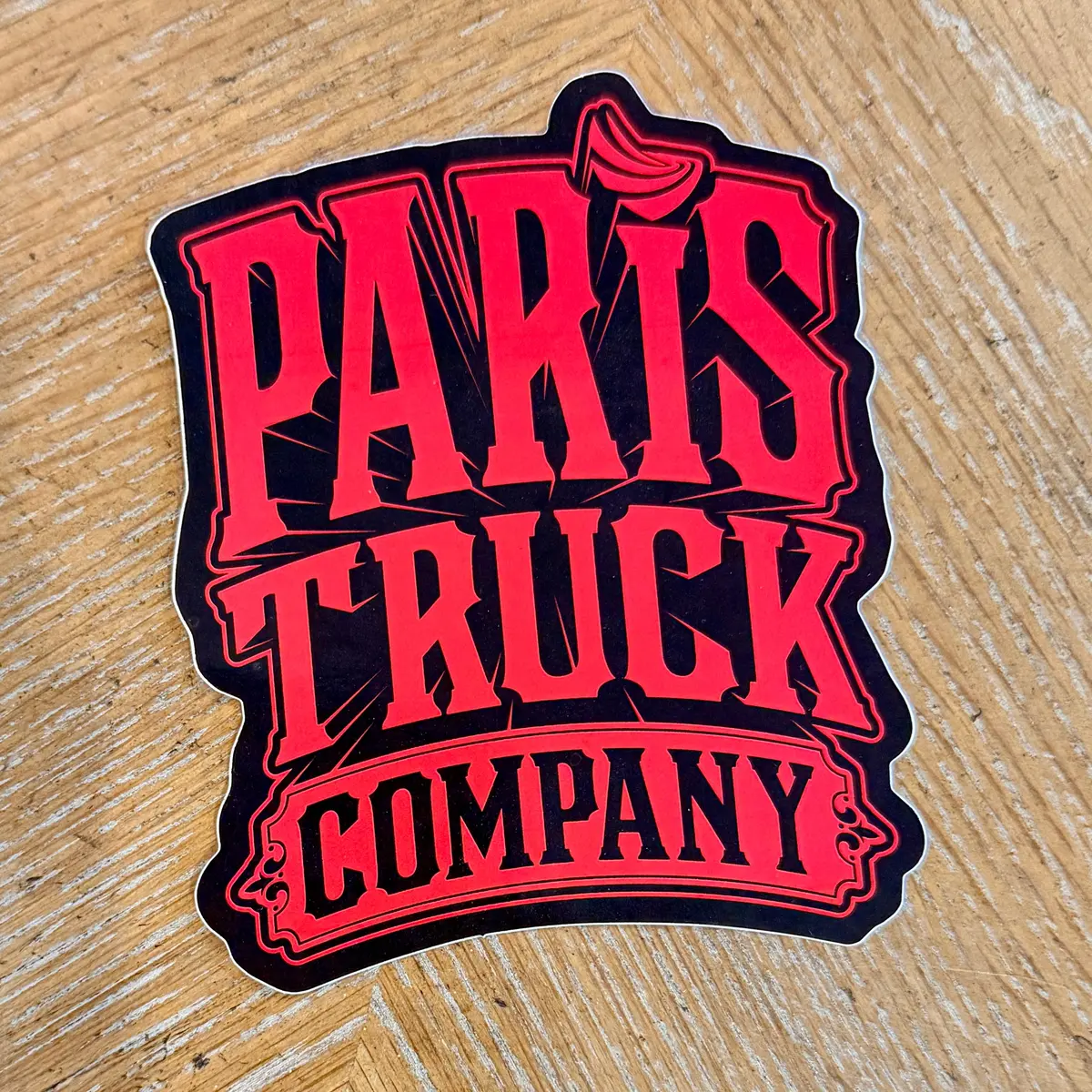 Paris Truck Co Vintage, Nos Sticker 4" 1