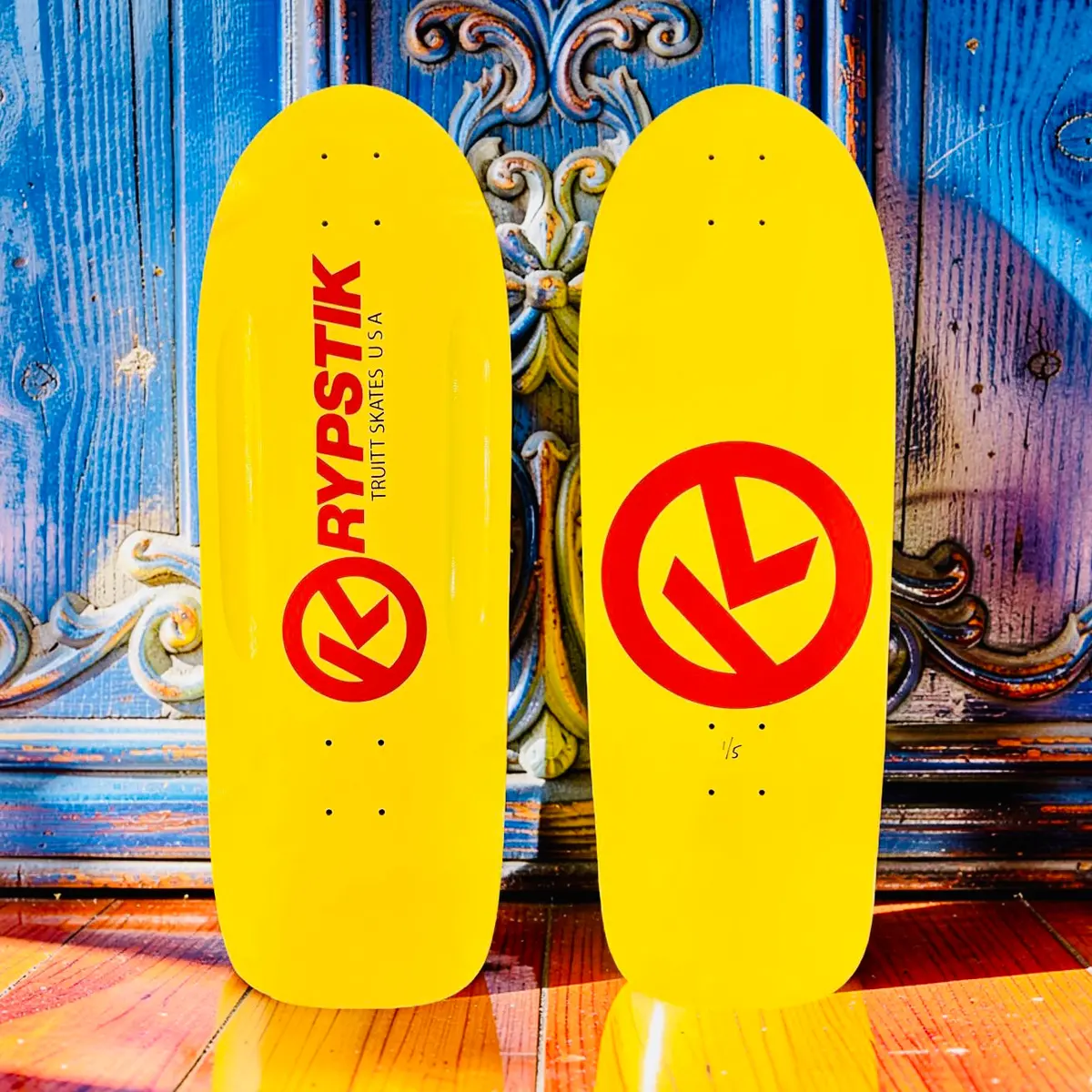 Krypstik Routed, 10”X30” Limited Edition Deck Hand-Painted (1 Of 5) 1