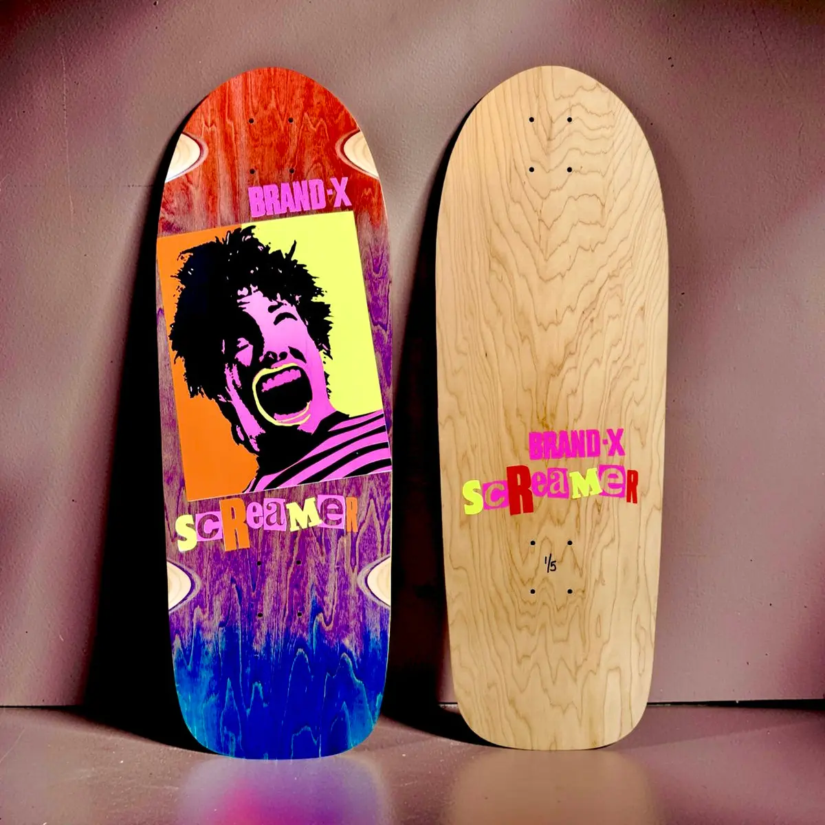 Screamer 10”X30” Limited Edition, Hand-Painted Deck (1 Of 5) 1