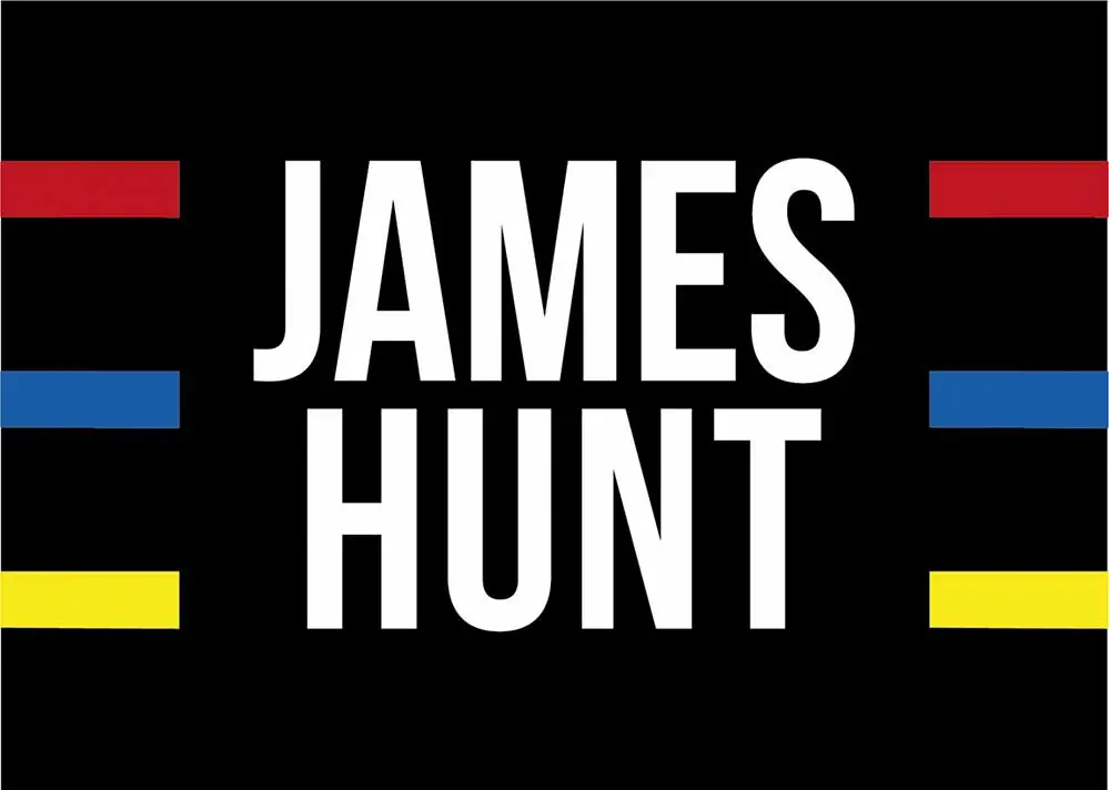 James Hunt 1976 Helmet Flag 1