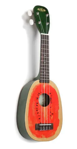 Kala Silk-Screen Watermelon Ukulele 1