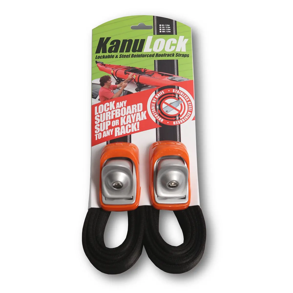 Kanulock 11Ft Lockable Tie-Down Straps 1