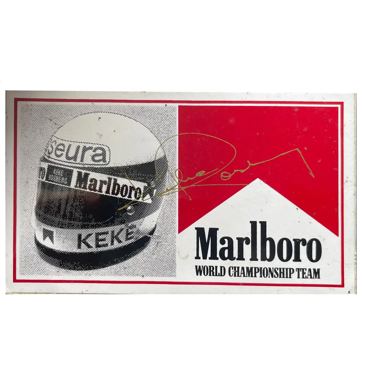 Marlboro-World-Championship-Team-Driver-Sticker- Keke Rosberg * 1