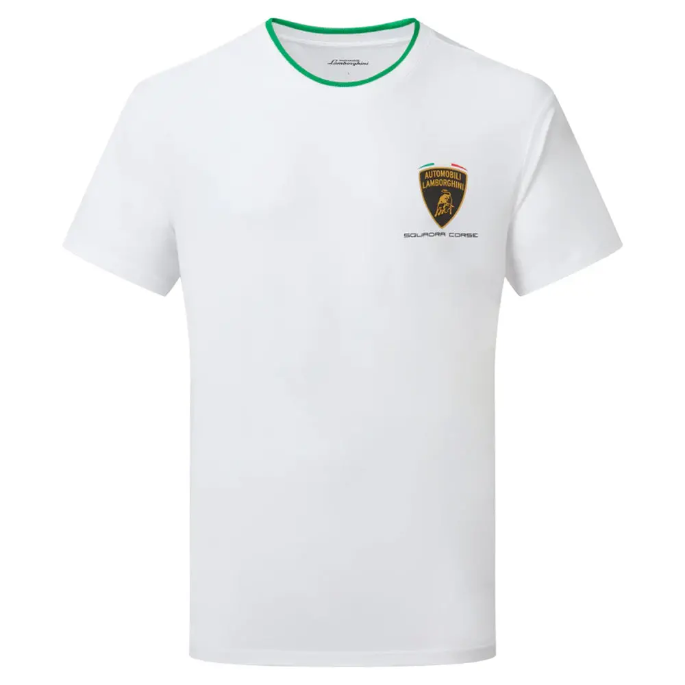 Lamborghini Squadra Corse Travel Tee Shirt White 1