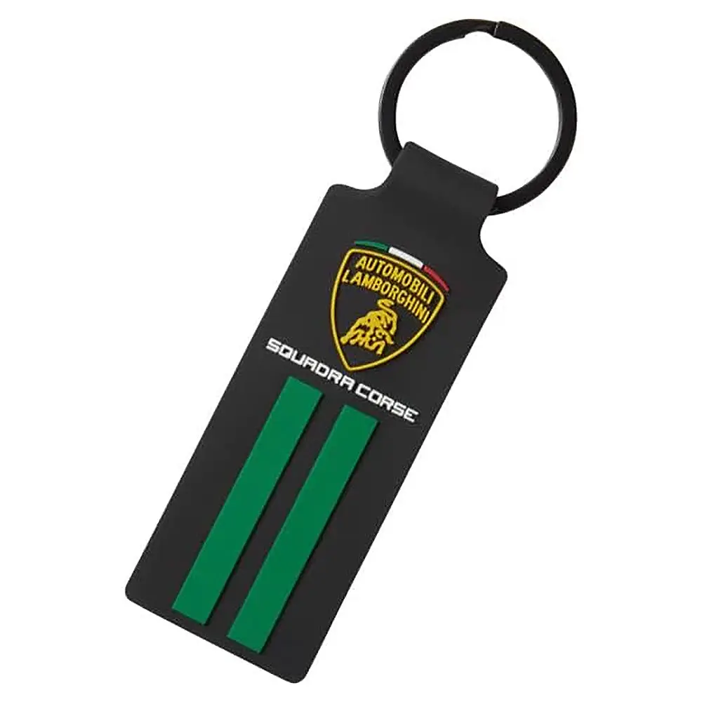 Lamborghini Squadra Corse Rubber Keychain 1