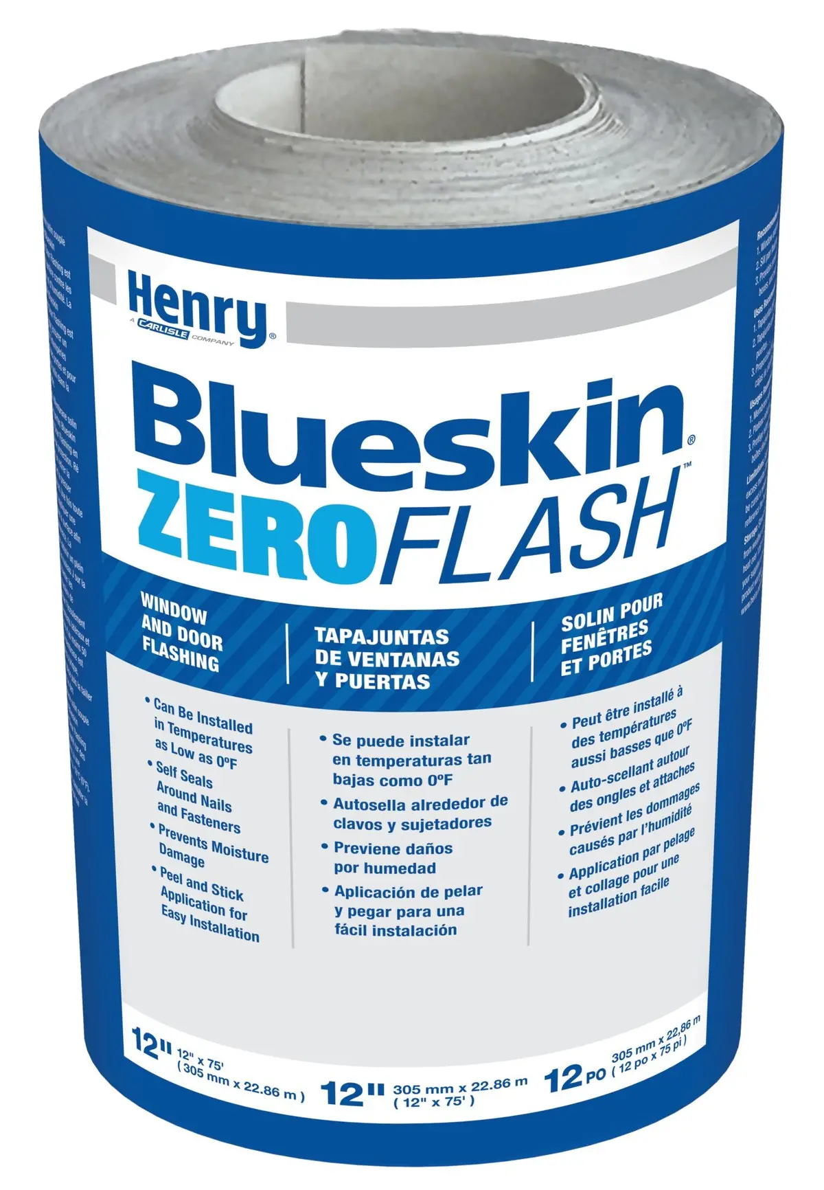 Henry Bakor Blueskin He221976 12 In. X 75 Ft. Butyl Flash 1