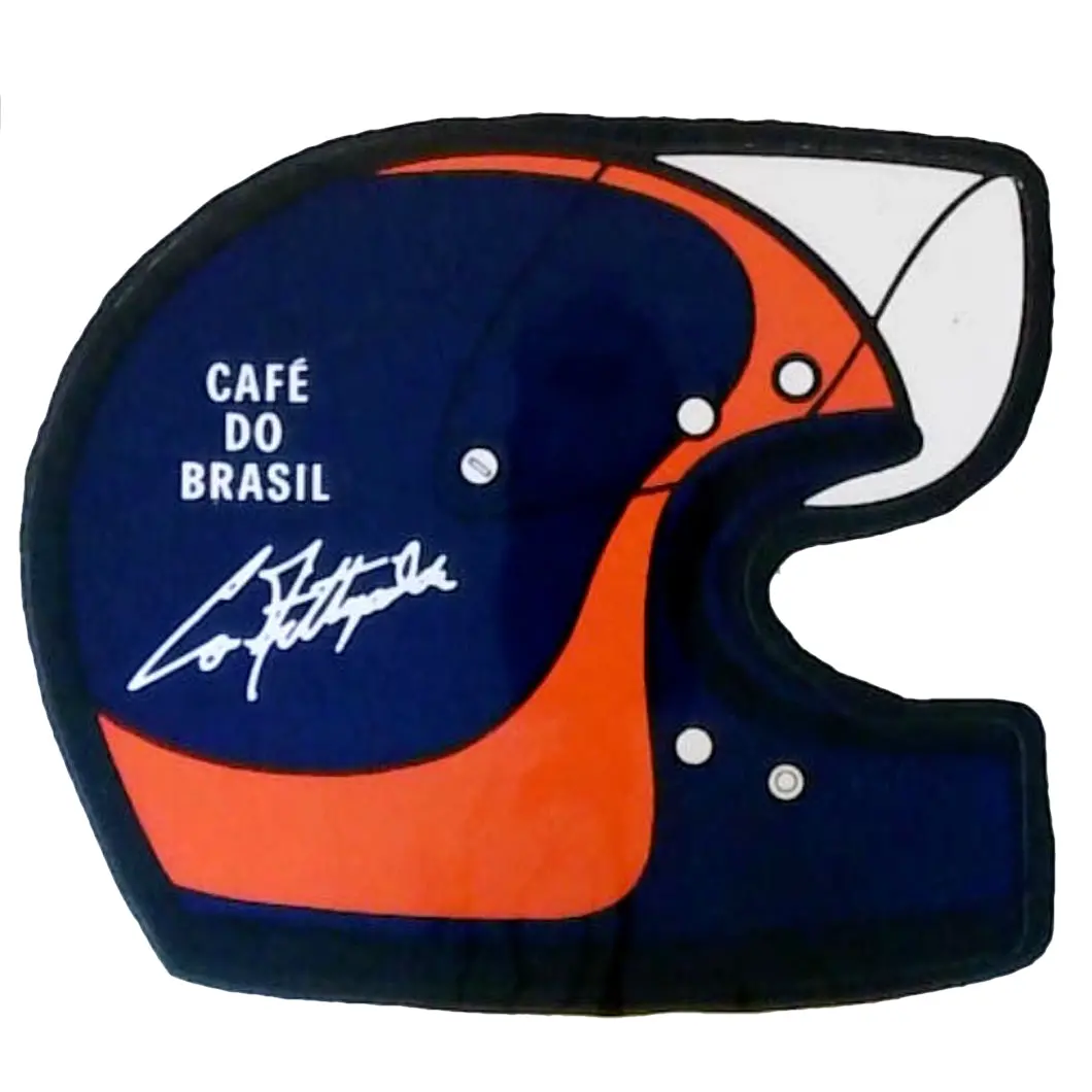 Emerson Fittipaldi - Helmet Sticker - Cafe De Brazil 1