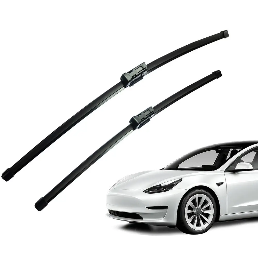 26" & 19" Windshield Wiper Blades Replacement For Tesla Model 3 (Set Of 2) 1