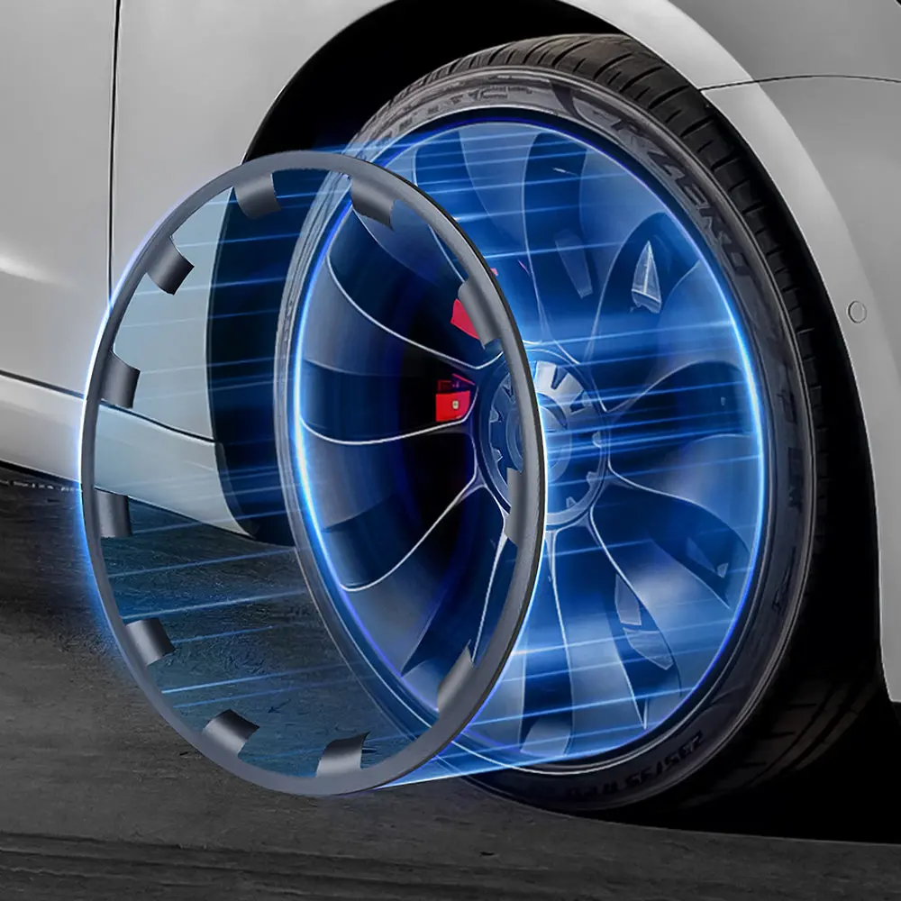 All-In-One Rim Protector For Tesla Model 3 Performance 20-Inch Uberturbine Wheel 1