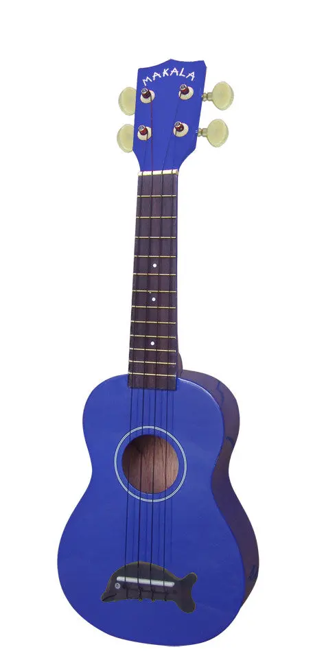 Makala Metallic Blue Dolphin Ukulele 1
