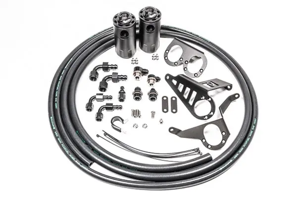 Dual Catch Can Kit, Mk4 Supra, Fluid Lock 1