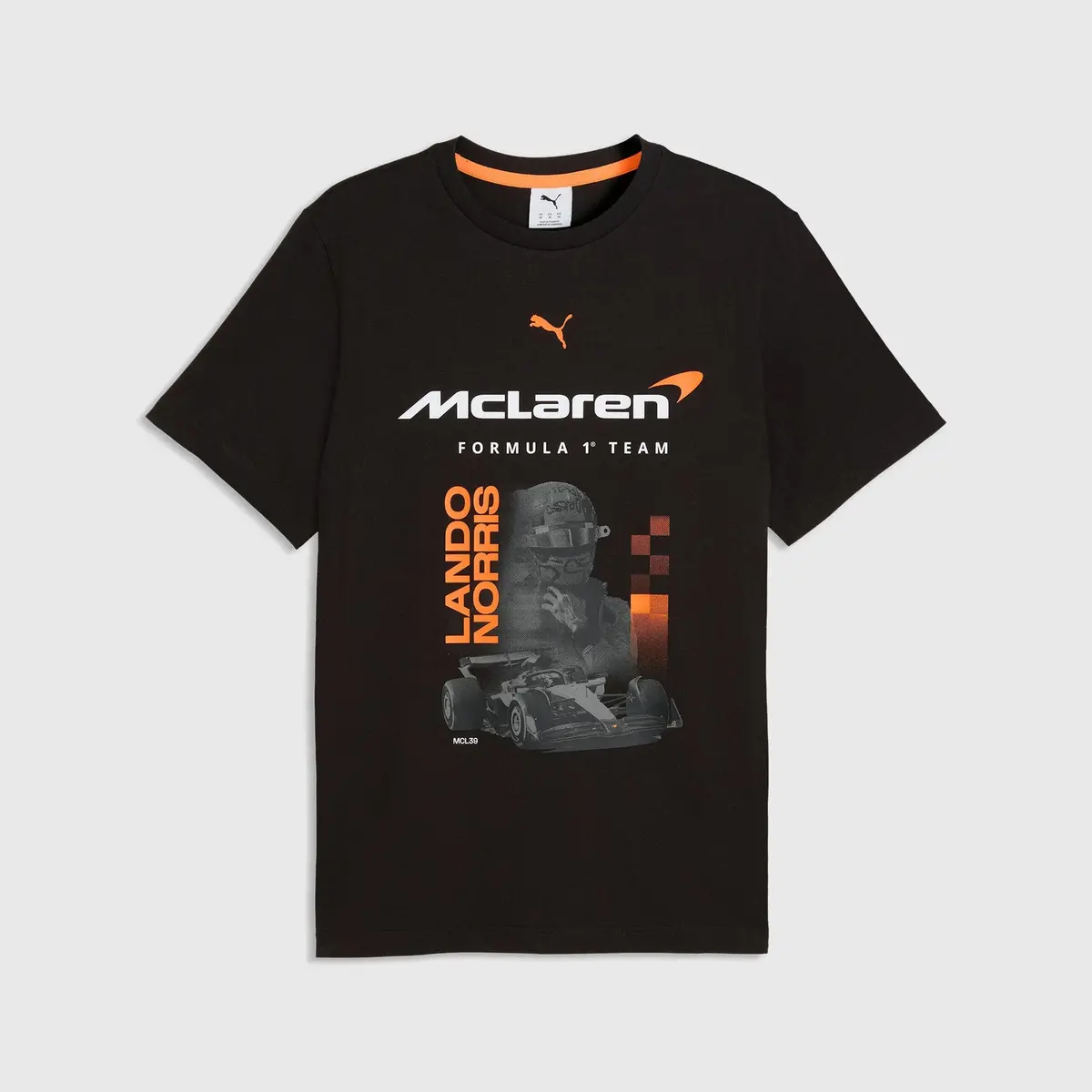 Mclaren Racing F1 Lando Norris Car Tee Shirt Black 1