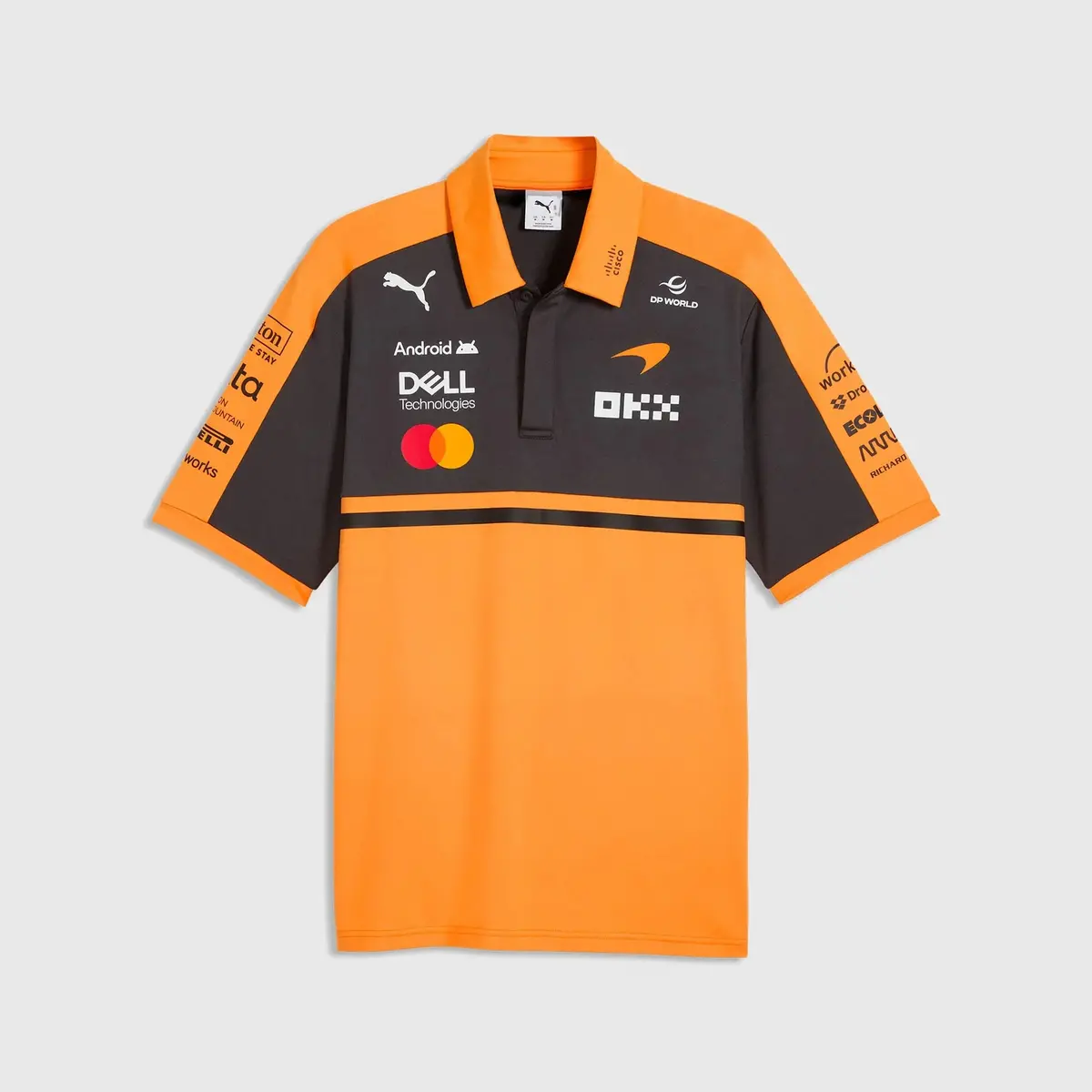 Mclaren Racing F1 Team Polo Shirt Orange 1
