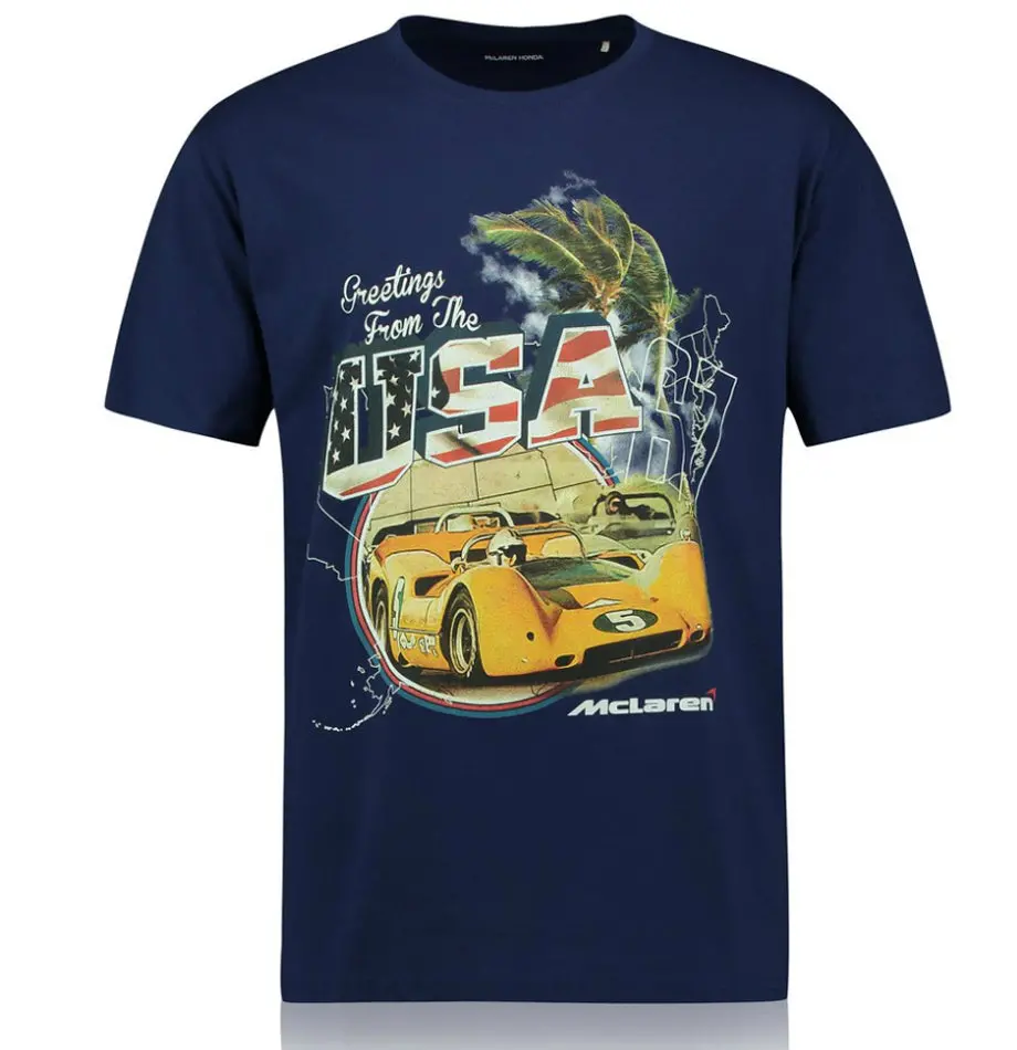Mclaren Greetings From Usa Tee 1