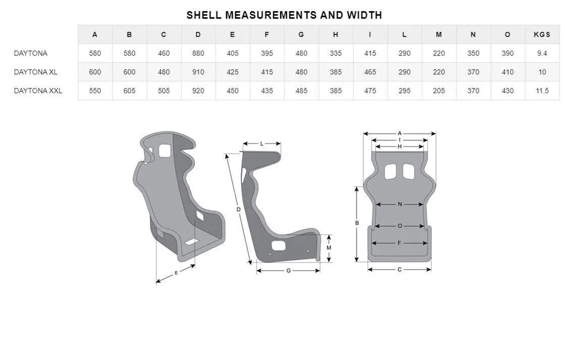Momo Racing Daytona Racing Seats 1073Blk 2